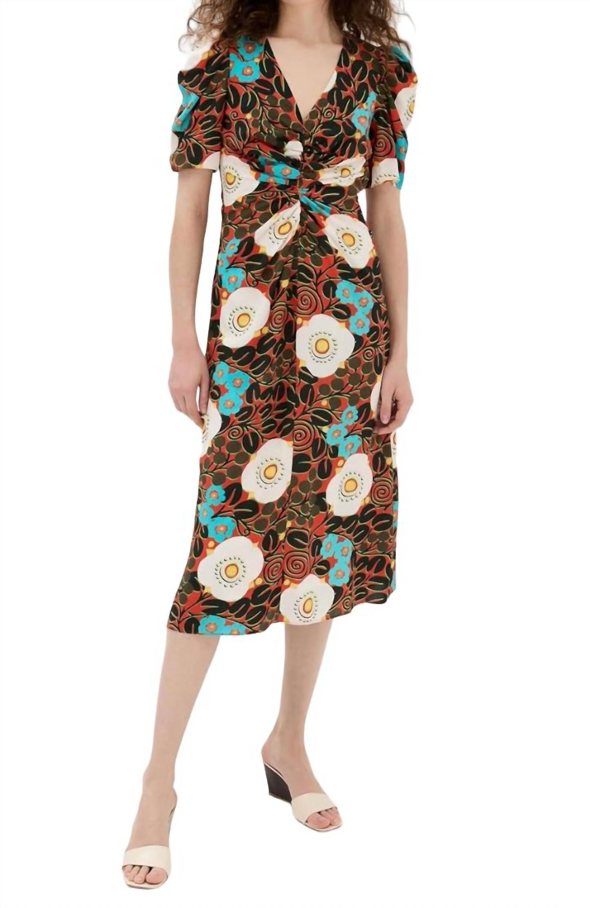 Maci Blossom Grande Kleid mit Blumenmuster in Mehrfarbig