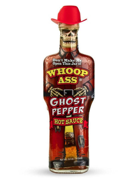 Chilisauce Whoop Arsch Geist Pfeffer in Cowboy geformte Glasflasche mit Sk