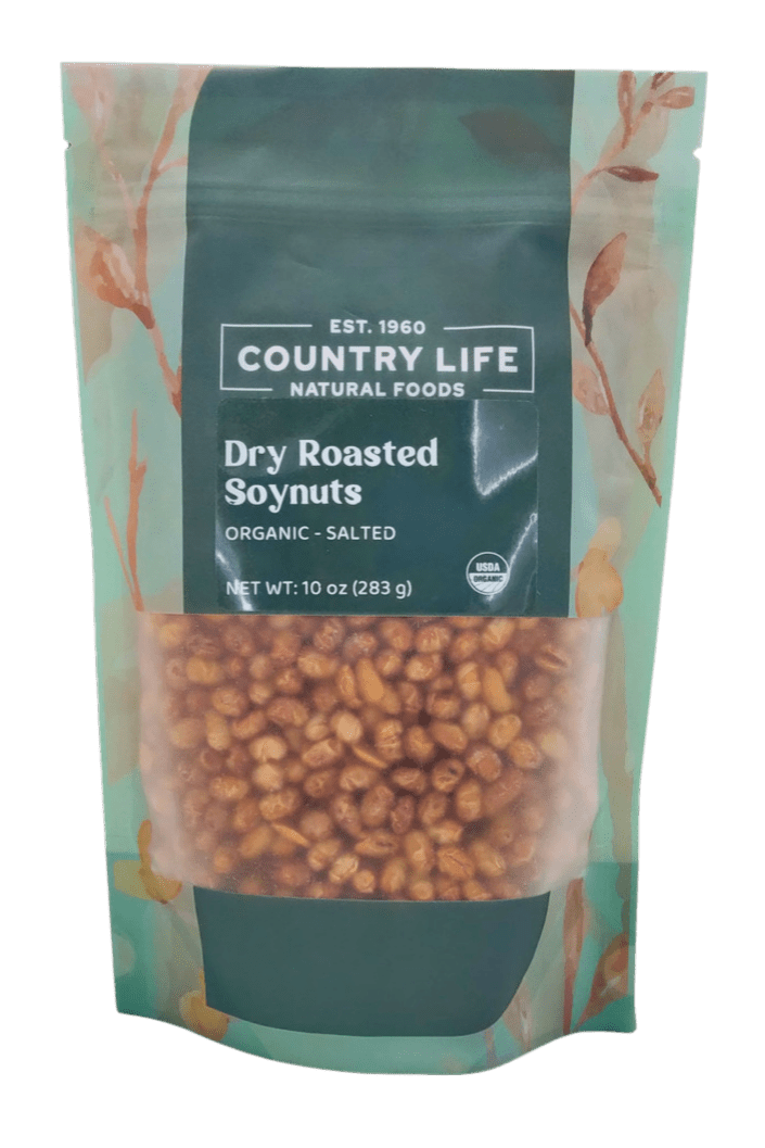 Soynuts, trocken geröstet, organisch, salzarm