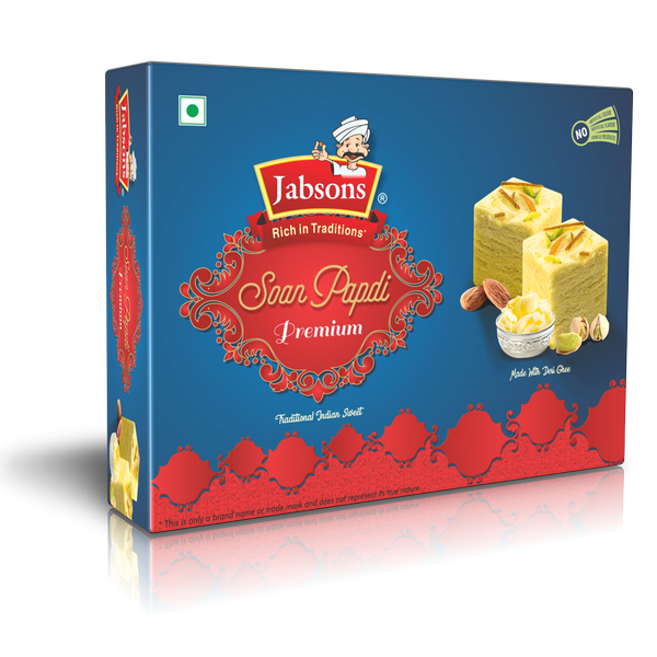 Jabsons Soan Papdi (Desi Ghee), 500g, am besten vor dem 31. Januar 2024