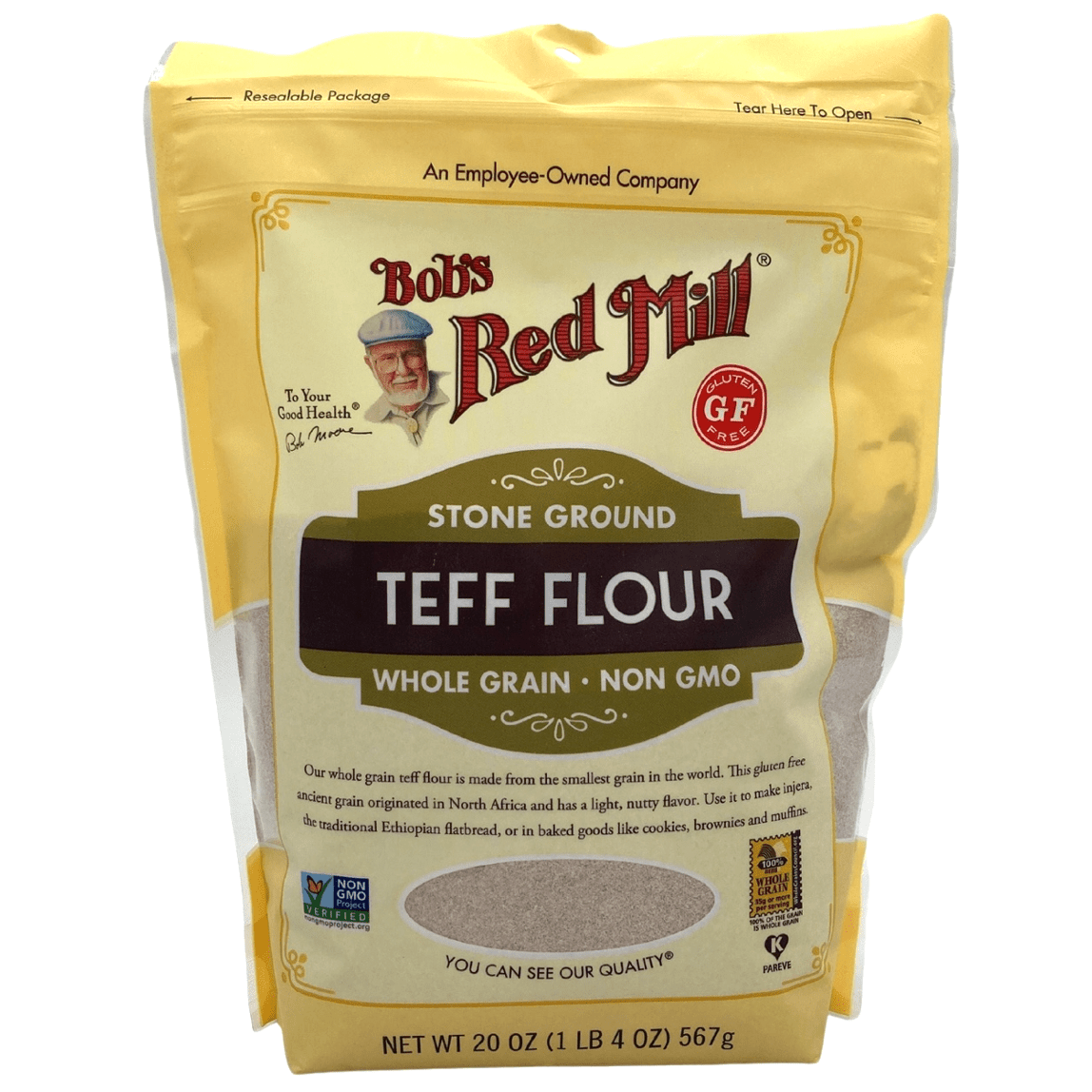 Teff-Mehl, Glutenfrei, Bob's Red Mill