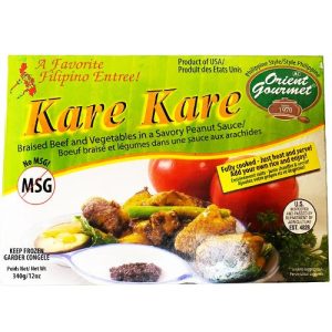 Orient Gourmet – Kare Kare – Braised Beef and Vegetables in a herzhaft Erdnuss-Sauce – voll gekocht – nur erhitzen und servieren – 12 Unzen