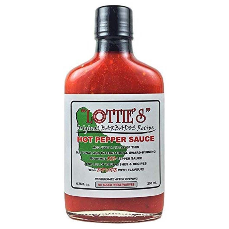 Lotties Original Barbados rote heiße Pfeffersauce