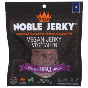 Noble Jerky veganer ruckiger süßer bbq, 2,47oz