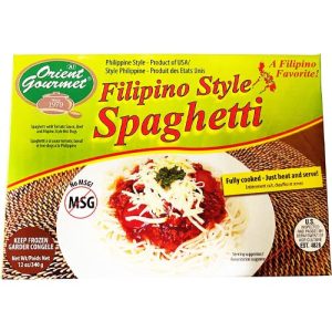 orient Gourmet – filipino Stil Spaghetti – voll gekocht – nur Hitze und servieren – 12 Unzen
