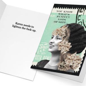 erin smith art – 393 wissen, was es lustig Grußkarte