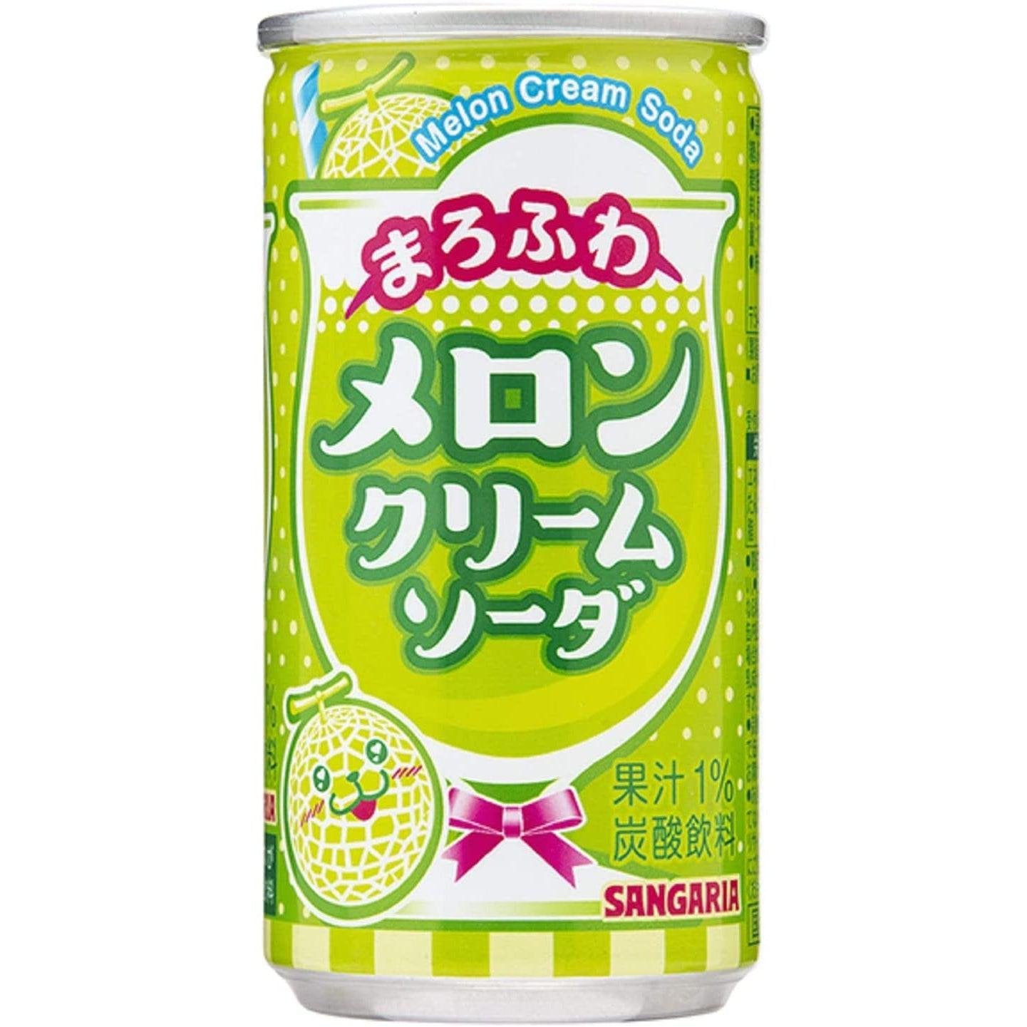 Sangaria Marofuwa Melonencreme Soda Drink 190g (Box mit 30 Dosen)