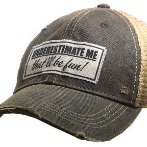 Vintage Life Unterschätzen Sie mich, dass wird Spaß Trucker Hut Baseball Ca