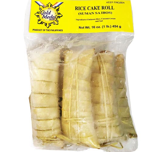 Goldmedaille – Reiskuchenrolle (Suman sa Ibos) – 16 OZ