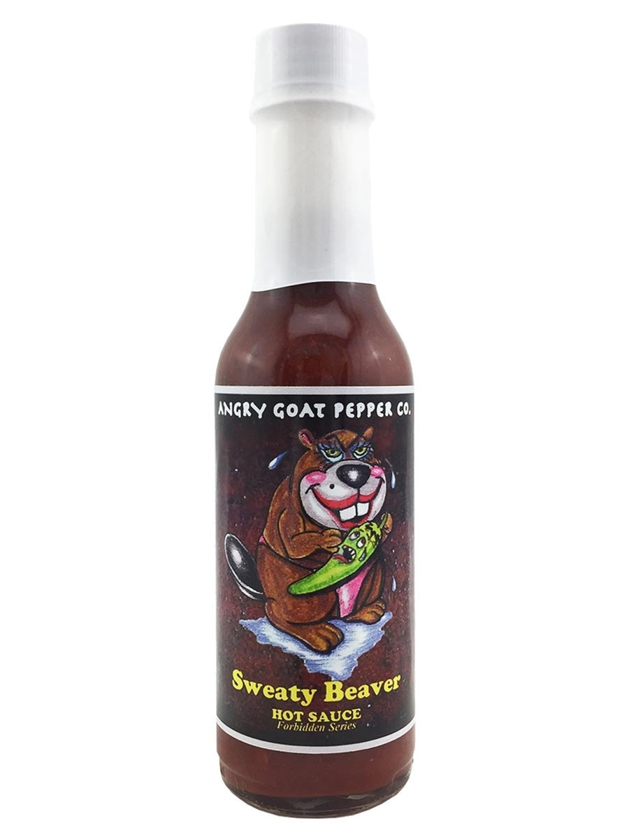 Chilisauce Angry Goat Sweaty Beaver 5 oz Hitze 8