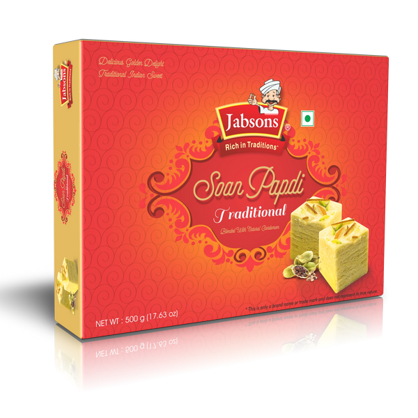 Jabsons Soan Papdi Traditionell, 500g BEST VOR OKTOBER 31 2024