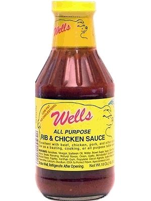 Wells All Purpose Schweinefleisch Rib & Huhn Grillsauce, 18oz