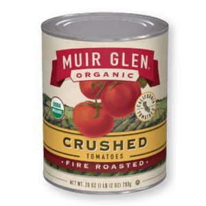 Muir Glen Bio zerkleinerte Tomaten Feuer geröstet
