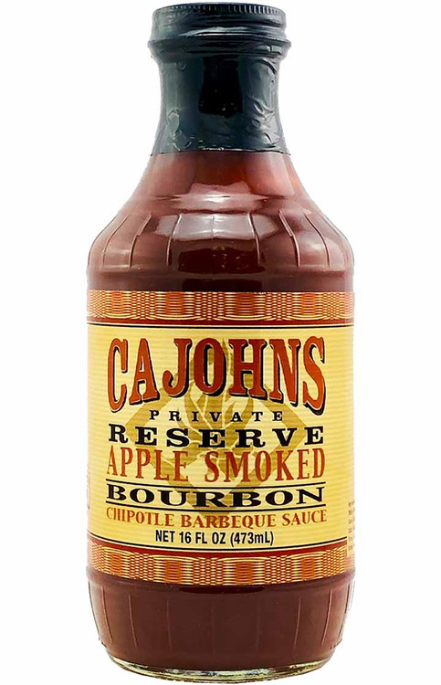 CaJohn's Apfelholz geräuchert Bourbon Chipotle Grillsauce, 16oz