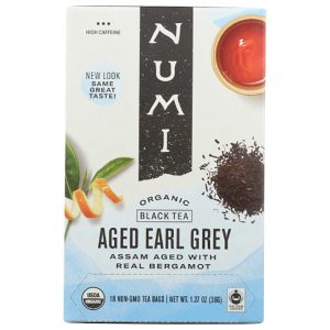Numi Tee – gealterter Ohr grauer schwarzer Tee, 18 Beutel