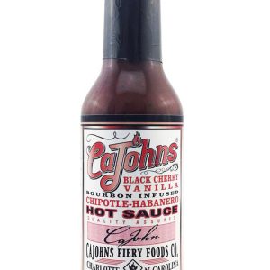 CaJohn’s schwarze Kirsche Vanille scharfe Sauce, . – 5oz