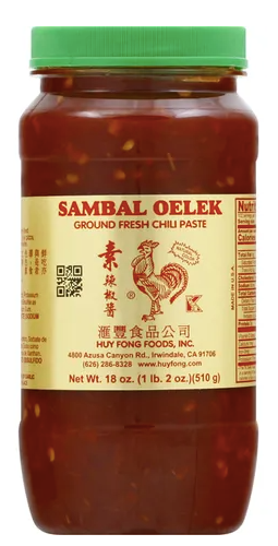Huy Fong Foods Chilipaste, frisch, gemahlen, Sambal Oelek – 510g
