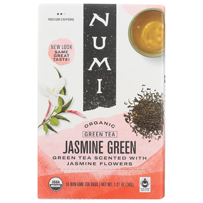 Numi Tee – Jasmin grüner Tee, 18 Beutel