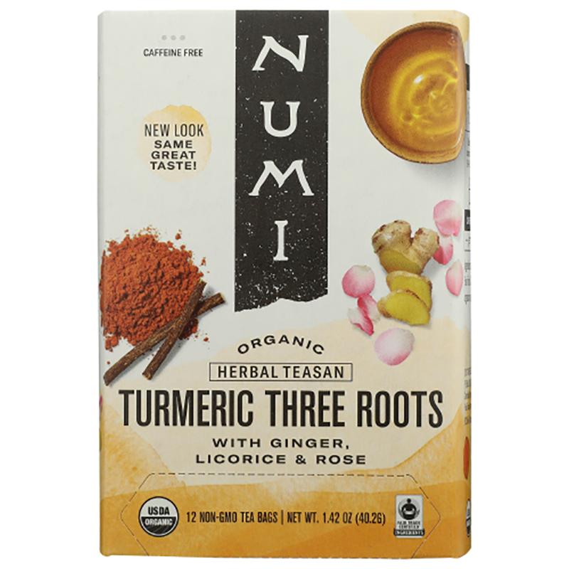 Numi Tee – Kurkuma drei Wurzeln, 12 Beutel