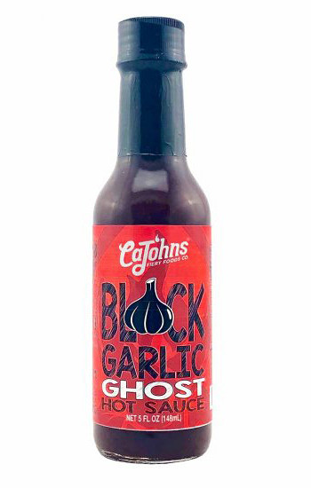 CaJohns schwarzer Knoblauch Ghost Pfeffer Chilisauce, 5oz