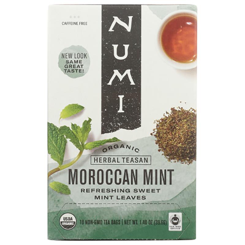 Numi Tee – Marokkanischer Minze Kräutertee, 18 Beutel