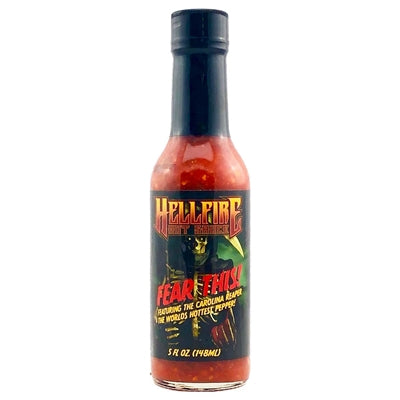 Chilisauce Hellfire Angst! Carolina Reaper 5 oz Heat 10 Extrakt