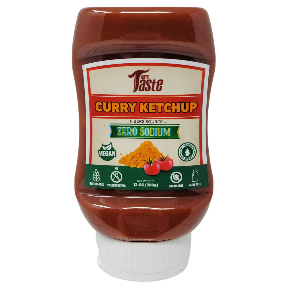 Frau Geschmack Null Natrium Curry Ketchup – 12oz