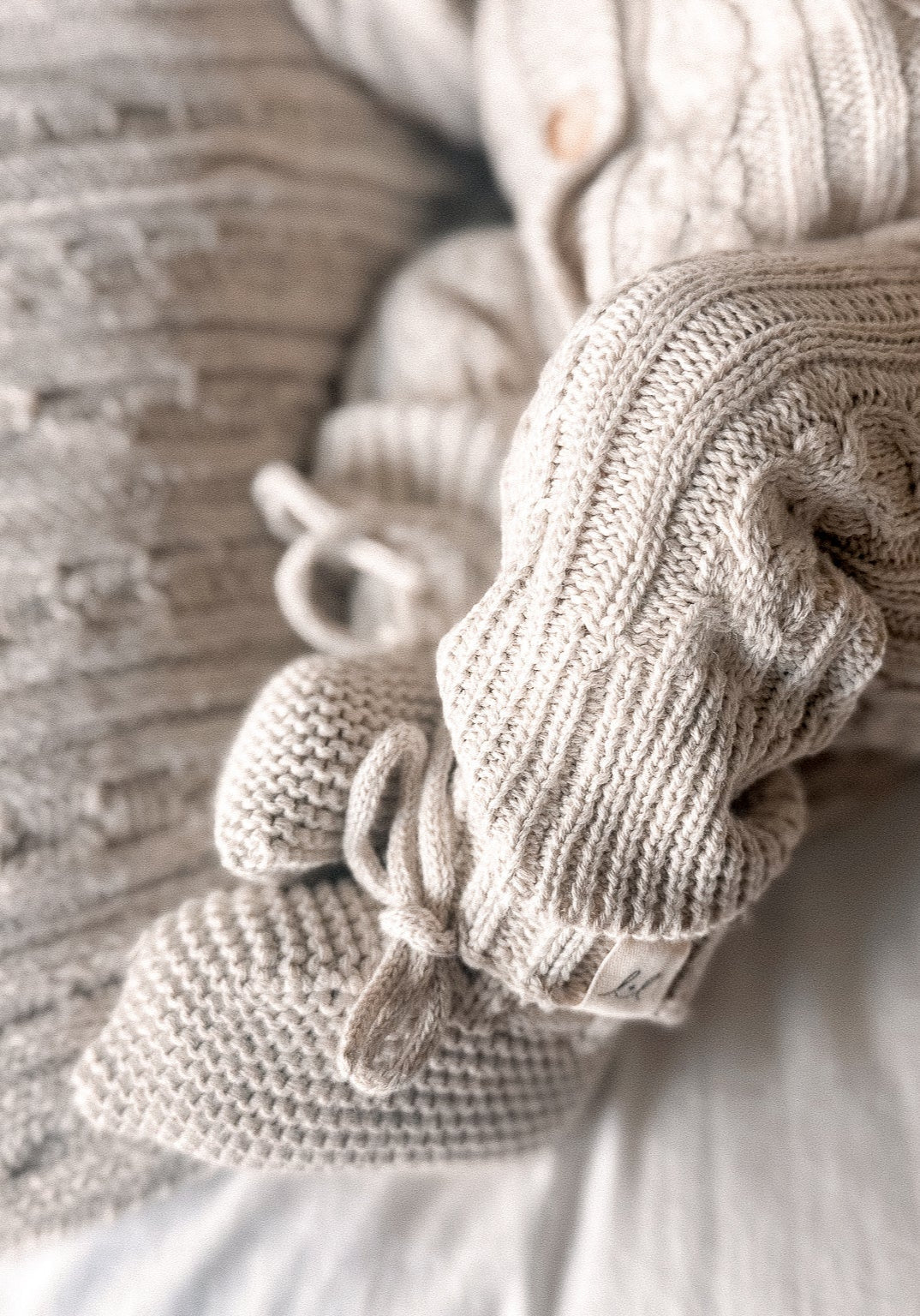 Luna + Luca Baby Booties aus Bio-Baumwolle – natürlich