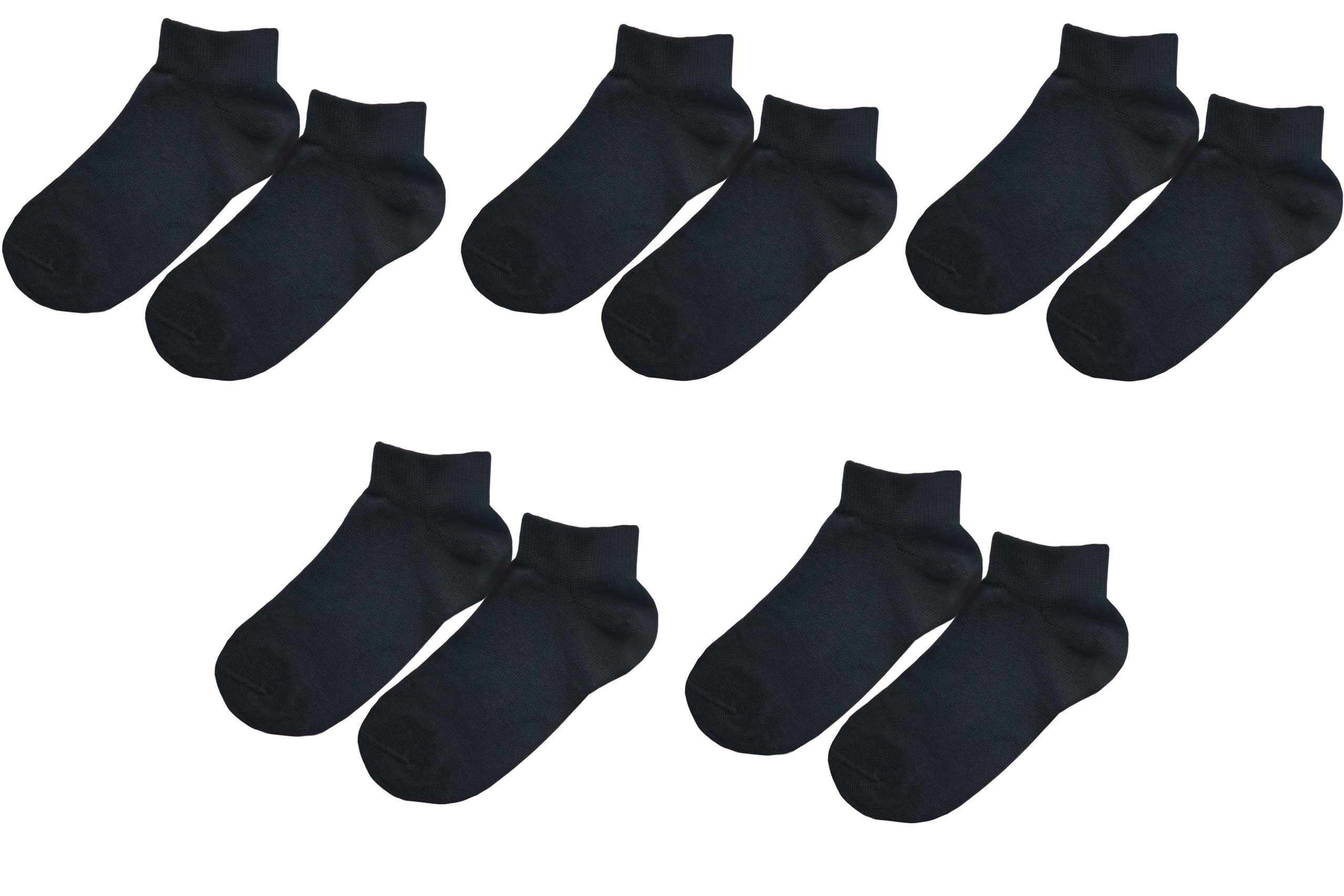 Tittimitti® 98% BIO BAUMWOLLE Knöchelsocken für Kinder (5er Packung)
