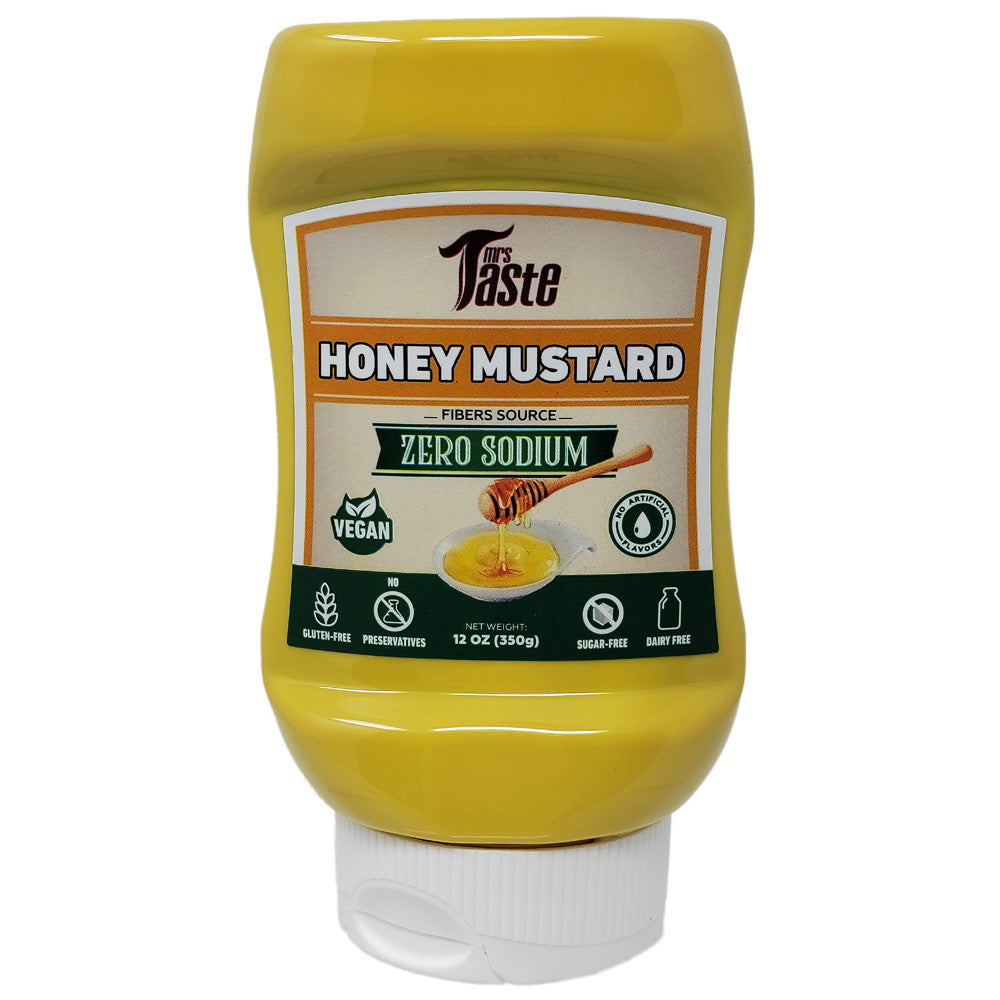 Frau Geschmack Null Natrium Honig Senf – 12oz