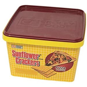 Sunflower Cracker – Pizzageschmack in Kunststoffdose – 650 g