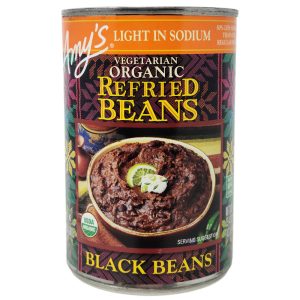 Amy's Organisches Licht in Natrium Schwarz Refried Beans-15 4 oz