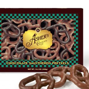 Asher’s Assorted Schokolade Brezeln-Milch und dunkle Schokolade