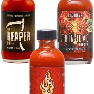 Cajohns heißeste Pürees Geschenk-Set, 3 / . – 2oz
