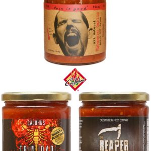 Cajohns heißeste Salsa-Geschenk-Set, 3/ . – 16oz