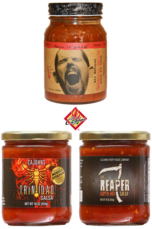CaJohn's heißeste Salsa Geschenkset, 3/16oz