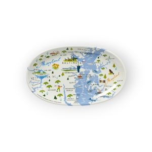 galleyware – chesapeake bay oval tidbit Tablett