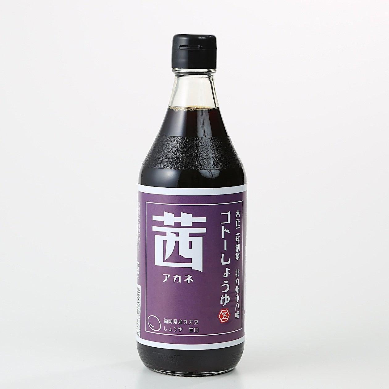 Goto Amakuchi Shoyu japanische süße Sojasauce Akane 500ml