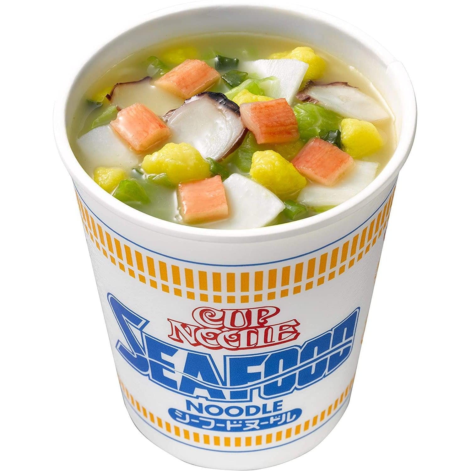 Nissin Instant Cup Nudeln Seafood Geschmack (Packung mit 6)