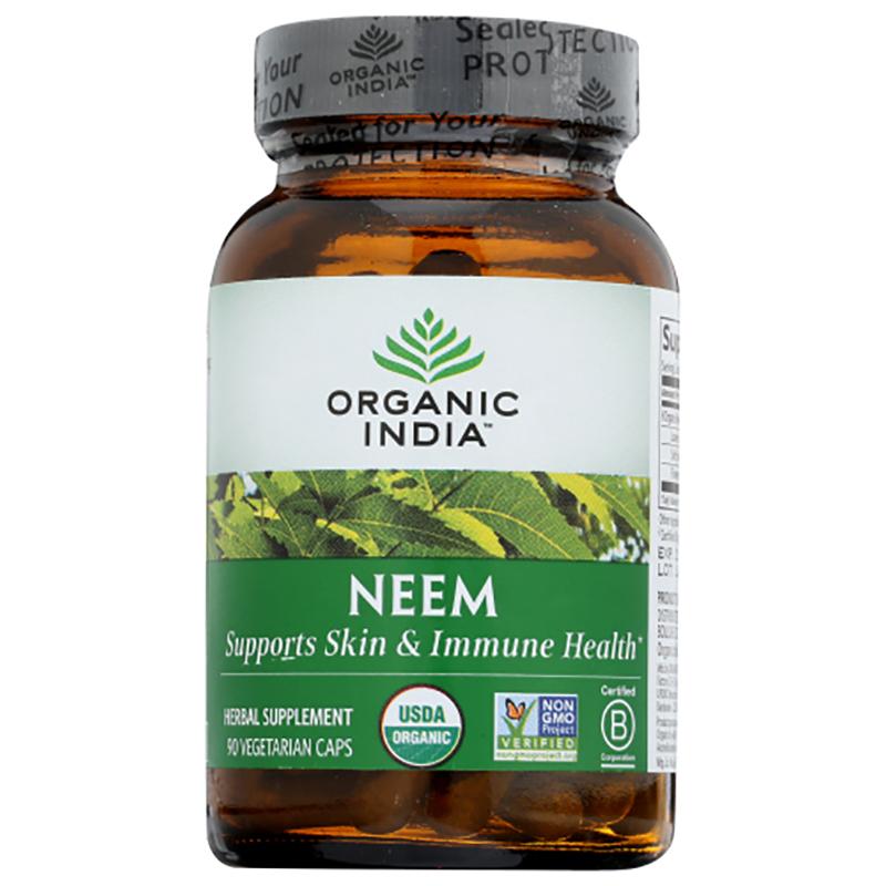 Organic India Neem Haut & Immun Gesundheit, 90 Stück, 4oz