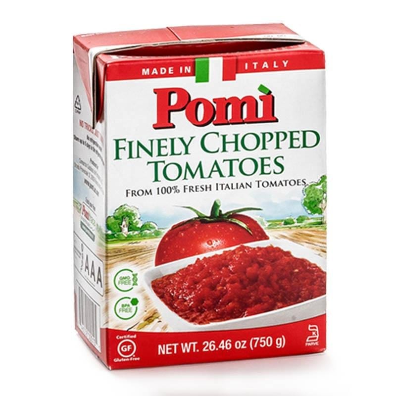 Pomi fein gehackte Tomaten