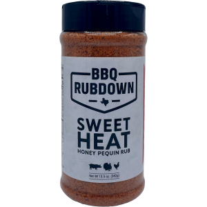 BBQ Rubdown süßen Hitze Honig pequin reiben