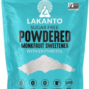 Lakanto Zuckerfreier pulverisierter Mönchsfruchtsüßstoff mit Erythrit, 16 Unzen
