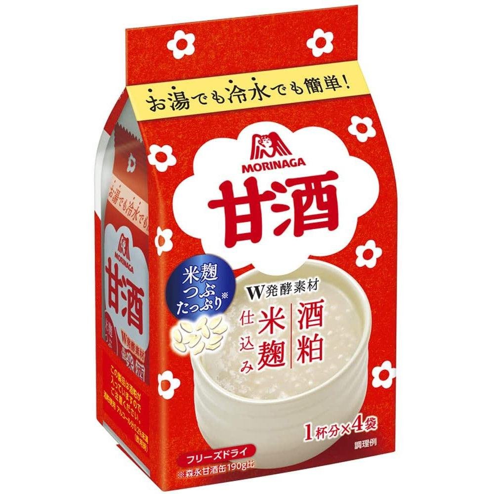 Morinaga Freeze getrockneter Amazake Reis trinken 4 Portionen