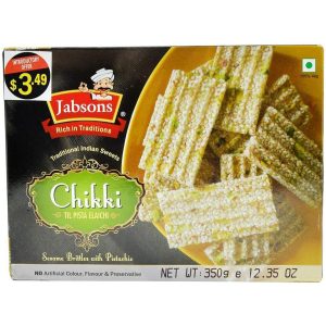 Jabsons chikki til pista elaichi, – 350g