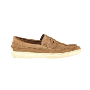 Tod's Mokassins in braunem Wildleder