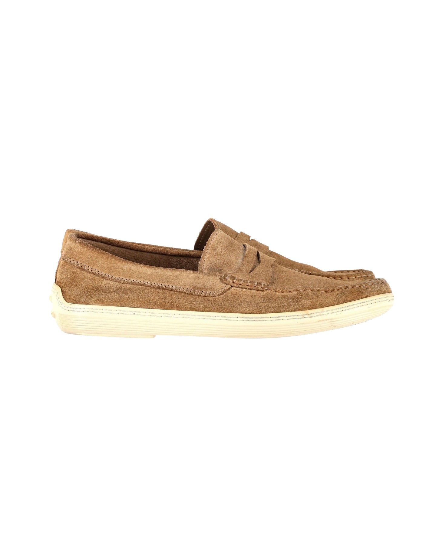 Tod's Mokassins in braunem Wildleder