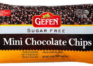 Gefen zuckerfreie Mini-Schokoladechips, – 10oz