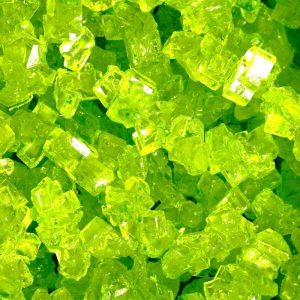 grüne Stein Süßigkeiten auf Saite Wassermelone