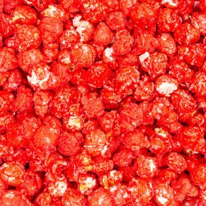 rotes heißes Zimt Popcorn